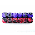 Bescon Raw Unpainted16MM Game Dice with Blank 6th Side, Gemini Two Tone Colors 5 Assorted Colors